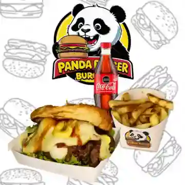 Panda Burger Beef Combo