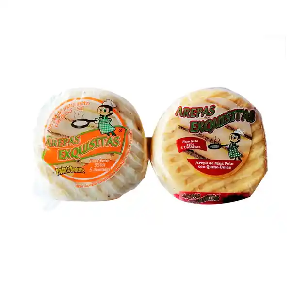 Exquisitas Arepa de Maiz Peto Queso
