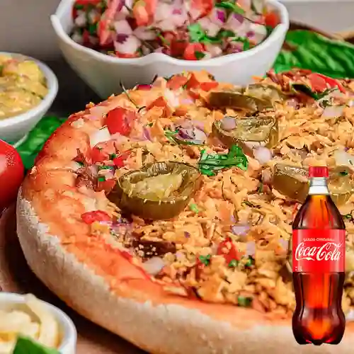 Combo Pizza Mexicana + Coca-Cola Sabor Original 1 l