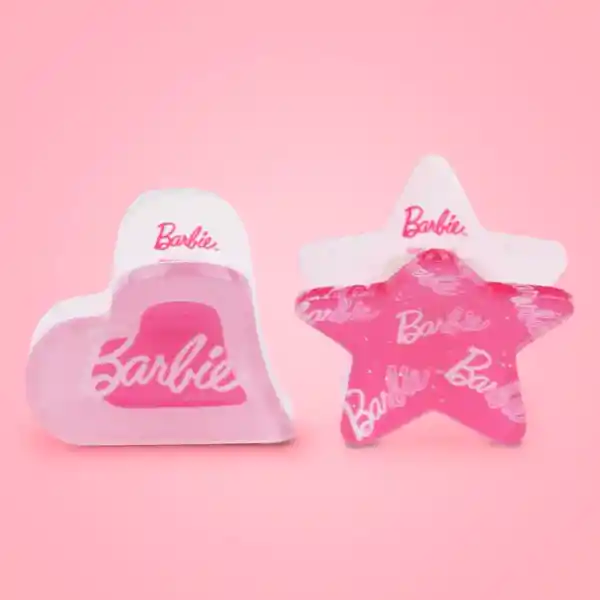 Set Pinzas Mini Para el Cabello Colección Barbie Miniso