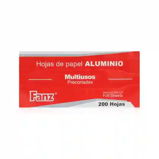Fanz Papel Aluminio Multi Hoja Precortada