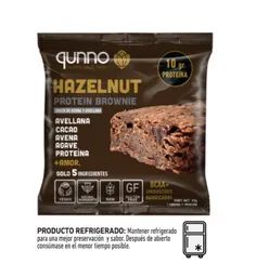 Qunno Brownie de Proteína Hazelnut