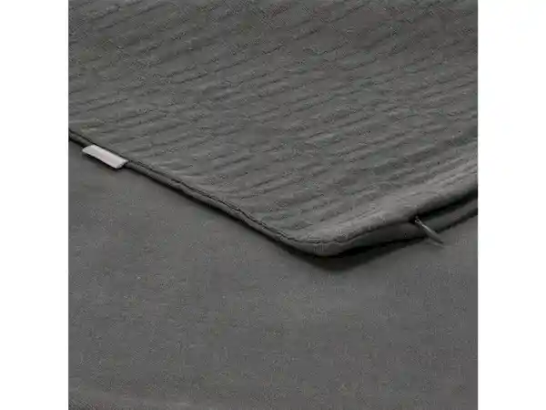 Funda Almohada Cotton Textil Gris Casaideas