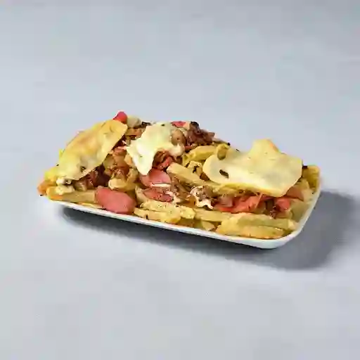 Salchipapas Sencilla