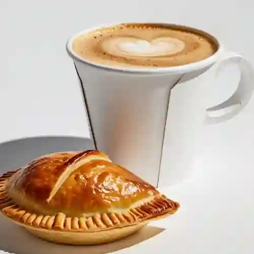 Combo Capuccino con Pastel de Pollo
