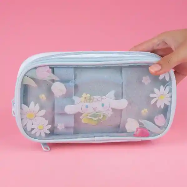 Cartuchera Con Doble Capa Serie Sanrio Cinnamoroll Miniso