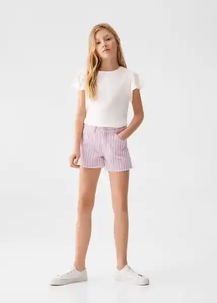 Short Betty Rosa Talla 14 Niñas Mango