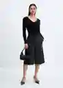 Jersey Goleta Negro Talla S Mujer Mango