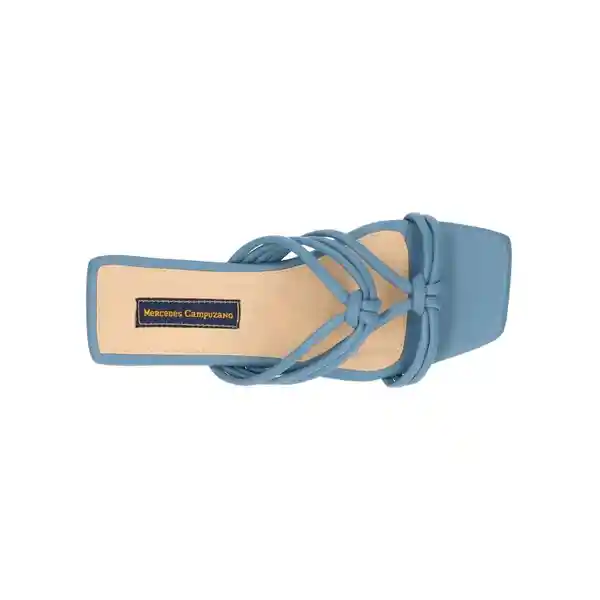 Sandalias Plana Curonta Azul Talla 35