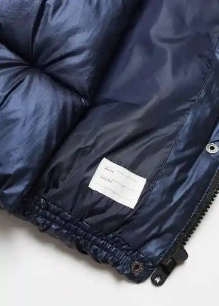 Abrigo Anorak Kate Navy Talla 12 Niña Mango