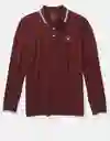 Polo Hombre Vinotinto Talla: SMALL 3079104 American Eagle