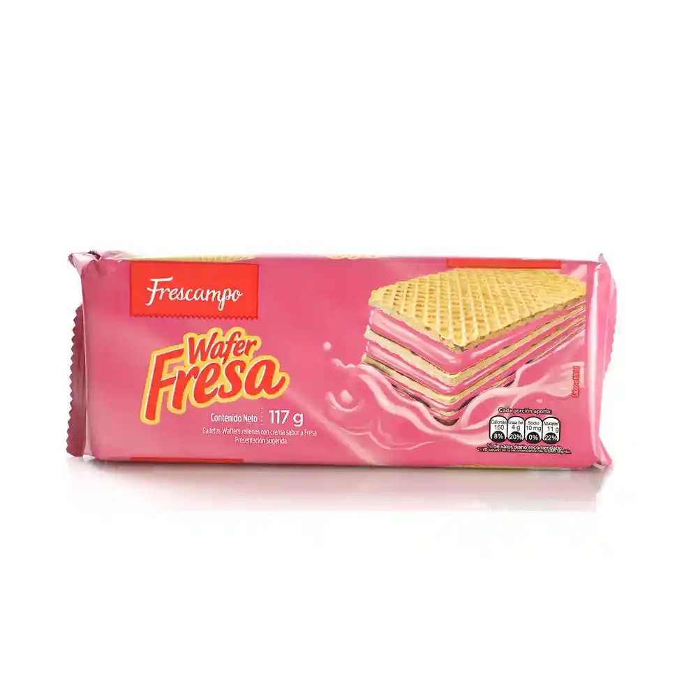 Wafer Frescampo Taco Fresa