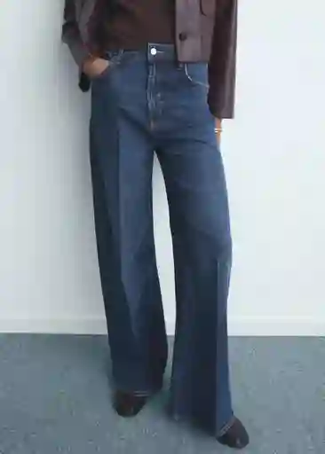 Jean Elise Tejano Oscuro Talla 40 Mujer Mango