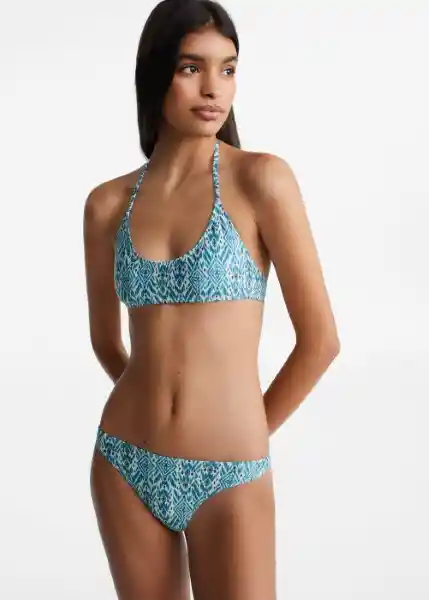 Bikini Caribe Azul Talla 18 Niña Mango