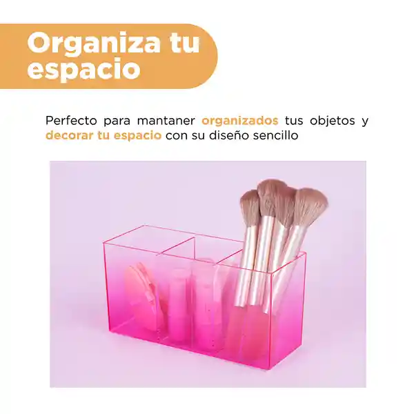Organizador Plástico Para Escritorio Serie Miniso
