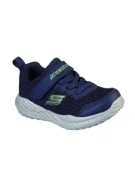 Skechers Tenis Nitro Sprint Niño Azul 7