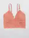 American Eagle Bralette Triangle Pads Rojo Frambuesa M 3171