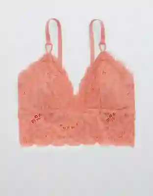 American Eagle Bralette Triangle Pads Rojo Frambuesa M 3171