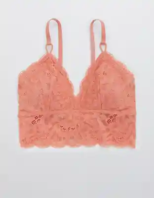 American Eagle Bralette Triangle Pads Rojo Frambuesa M 3171