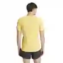Adidas Camiseta Adizero e Tee Para Hombre Gris Talla S