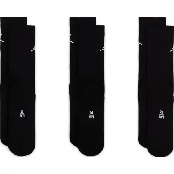 Nike Calcetines Everyday Cush Para Hombre Negro Talla M