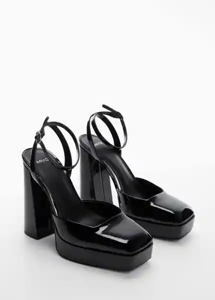 Zapatos Magda Negro Talla 41 Mujer Mango