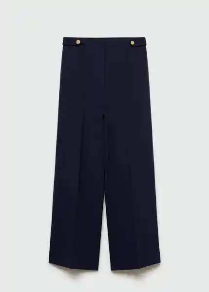 Pantalón Gioia Navy Talla 40 Mujer Mango