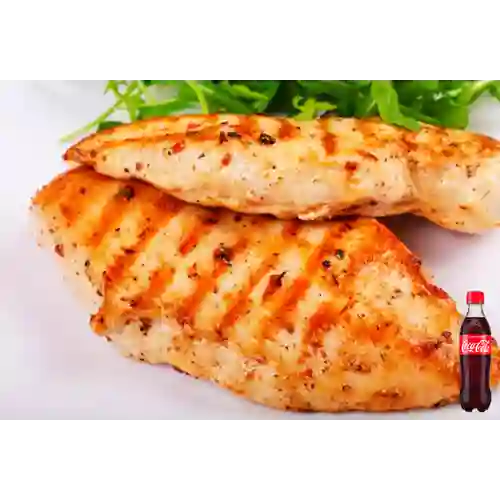 Combo Pechuga a la Plancha +Cocacola Orig 400ml