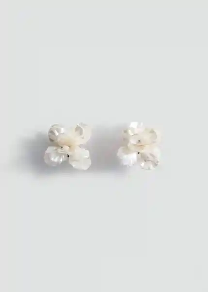 Pendientes Alex Blanco Talla 99 Mujer Mango