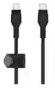 Belkin Cable Pro Flex USB-C a USB-C Con Correa Negro 3 m