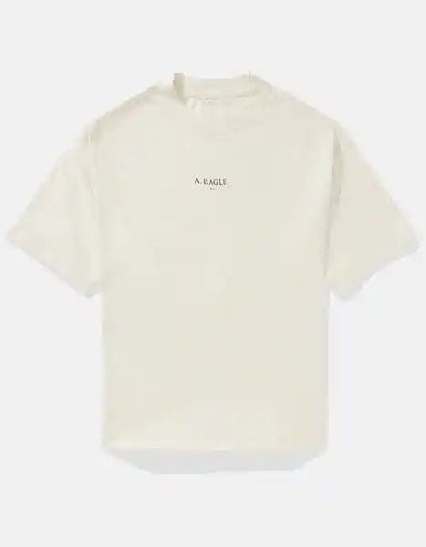 Camiseta Hombre Beige Talla Medium 4683210 American Eagle