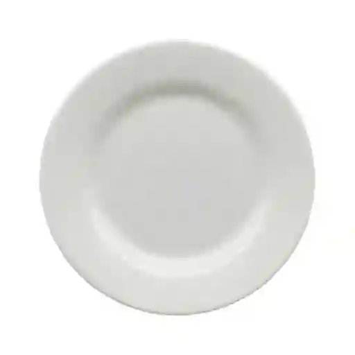 Sabana Plato Circular Plano Grande Blanco