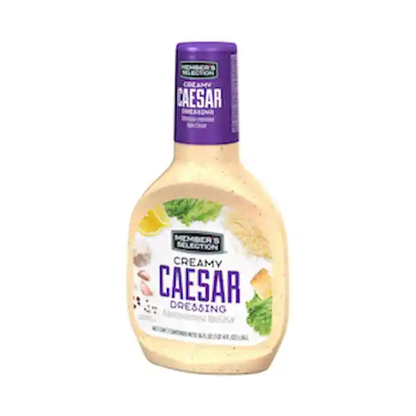 Members Aderezo Cremoso Tipo Cesar - Para Ensaladas y Vegetales