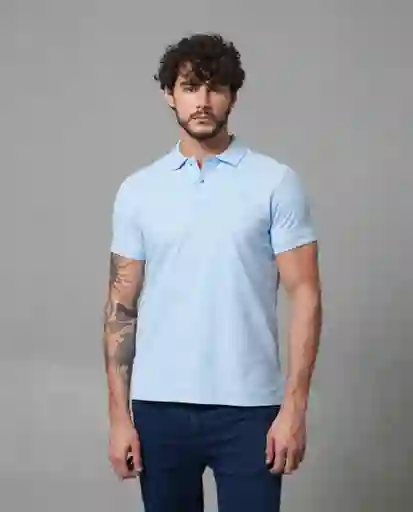 Camiseta Polo Hombre Azul XL 190G000_AZU144214 Rifle