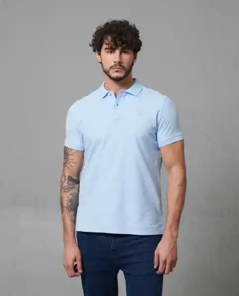 Camiseta Polo Hombre Azul XL 190G000_AZU144214 Rifle