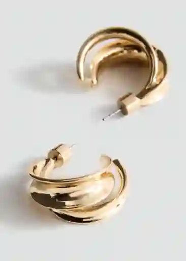 Pendientes Luciana Oro Talla 99 Mujer Mango