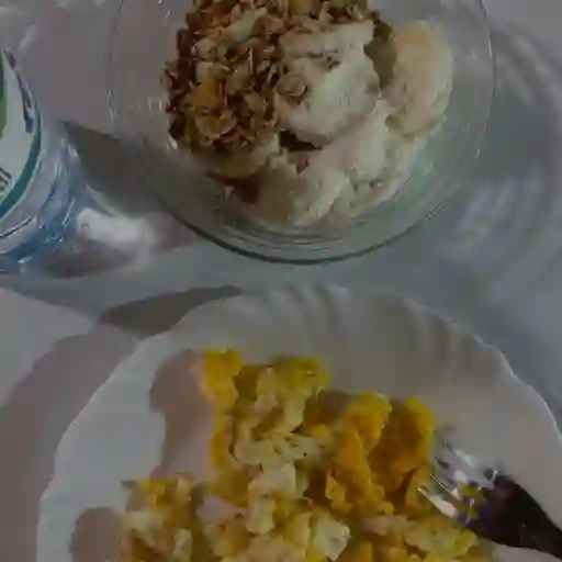Desayuno tropical caribeño