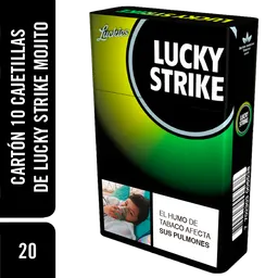 Lucky Strike Cigarrillos Cartón De Mojito X 20
