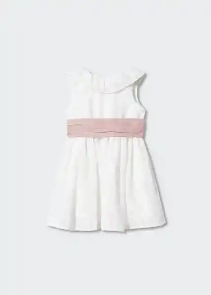 Vestido Valeria Offwhite Talla 97 Niñas Mango