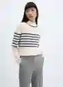 Jersey Mumu Navy Talla M Mujer Mango