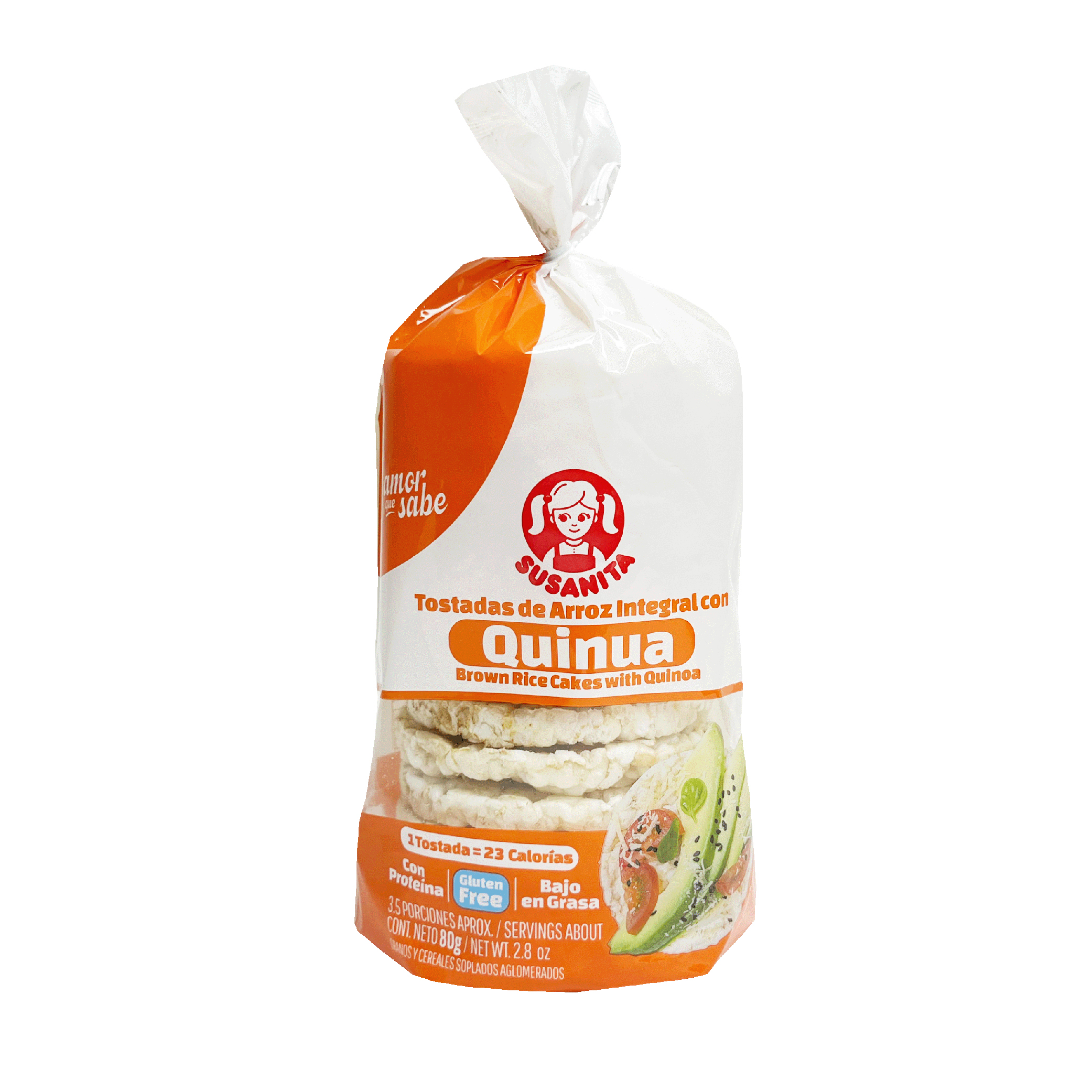 Tostada de Arroz Integral con Quinua Susanita 80g