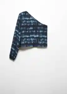Blusa Dark Dye Azul Talla 18 Teen Niñas Mango