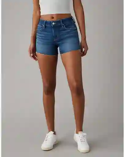 Short Mujer Azul Talla 2 American Eagle 13327780