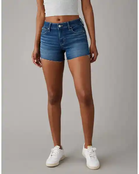 Short Mujer Azul Talla 2 American Eagle 13327780