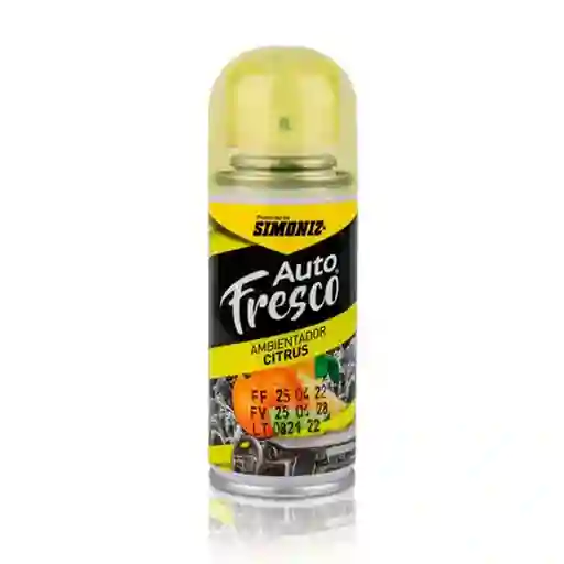 Simoniz Ambientador Auto Fresco Aerosol Citrus