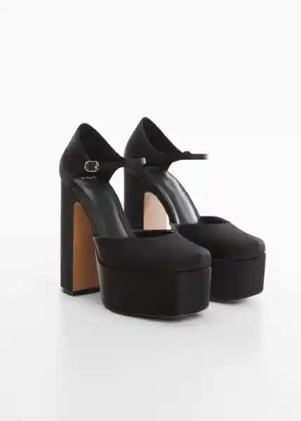 Zapatos Octavia Negro Talla 39 Mujer Mango