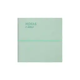 Casaideas Libreta Cuadrada Verde Menta Diseño 0033