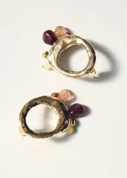 Pendientes Marlen Oro Talla 99 Mujer Mango