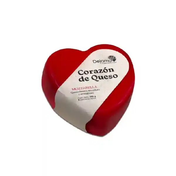 Queso Deja-mu Corazon Mozarella Hilado
