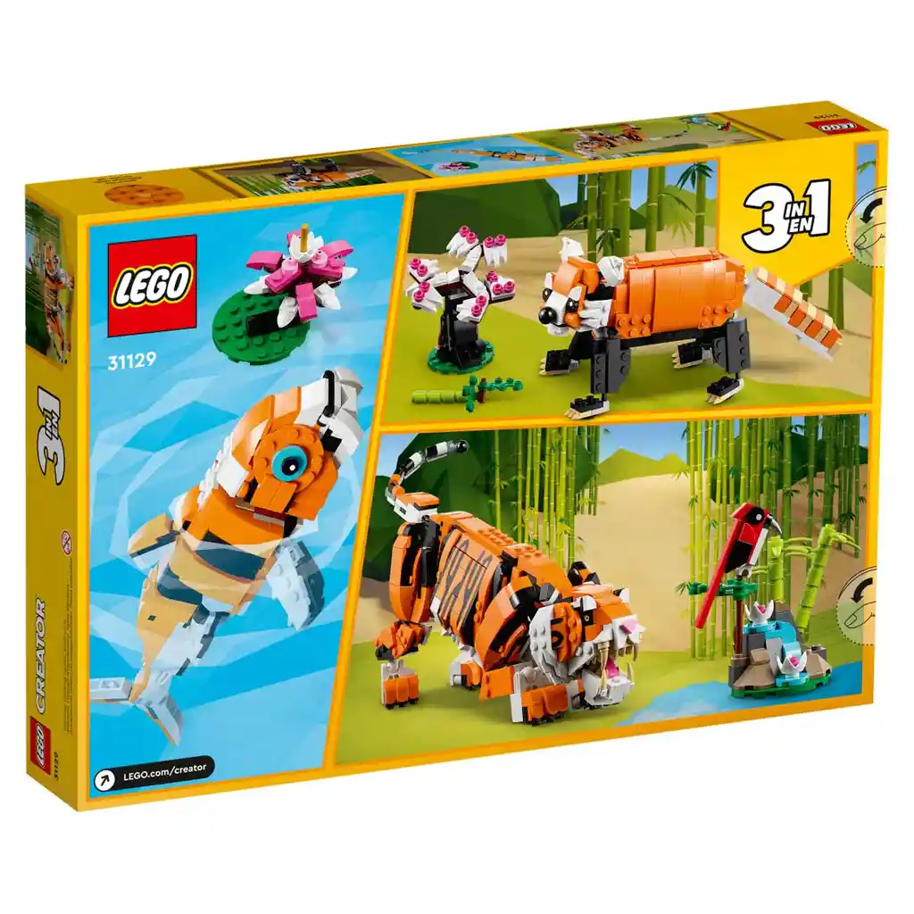 Lego Set de Construcción Tigre Majestuoso